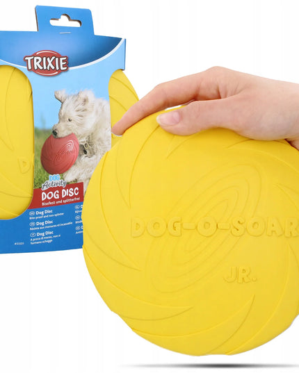 TRIXIE 18 cm skraidančio disko žaislas šunims – guminė skraidančioji lėkštė