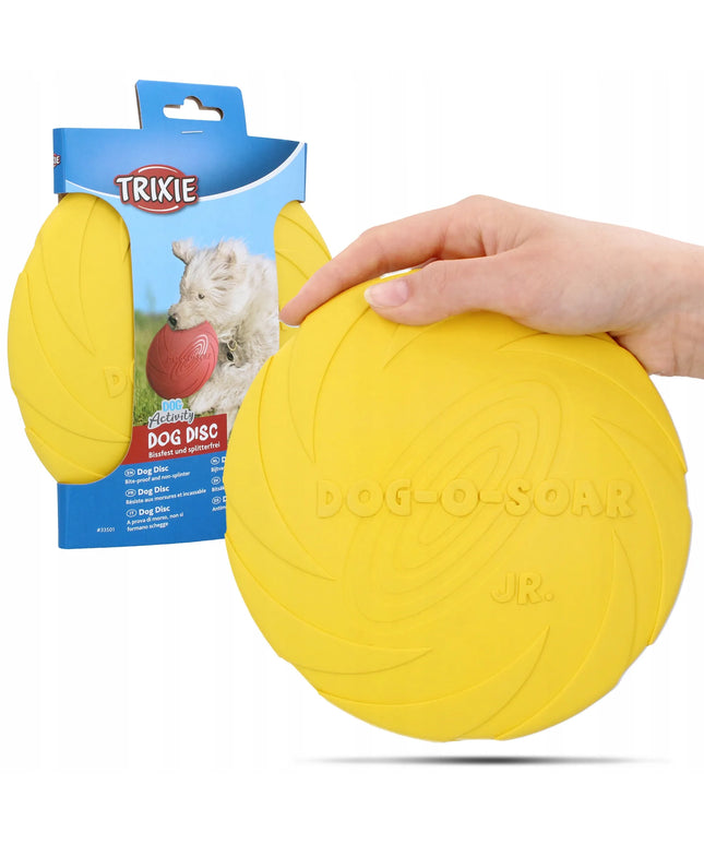 TRIXIE 18 cm skraidančio disko žaislas šunims – guminė skraidančioji lėkštė