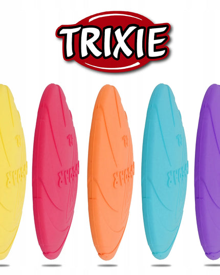 TRIXIE 18 cm skraidančio disko žaislas šunims – guminė skraidančioji lėkštė
