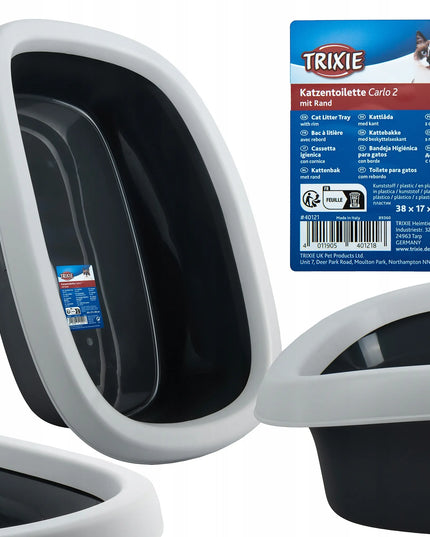 TRIXIE atvira katės tualeto dėžė su aukšta briauna 58 cm