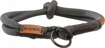 TRIXIE BE NORDIC pusiau smaugiantis antkaklis šunims, 40 cm, S-M, rudas-pilkas