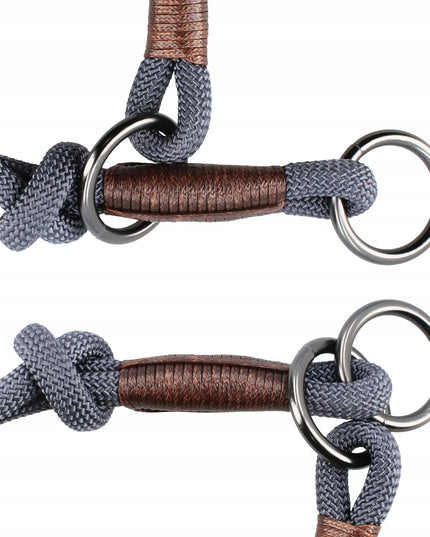 TRIXIE BE NORDIC pusiau smaugiantis antkaklis šunims, 40 cm, S-M, rudas-pilkas