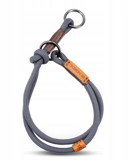 TRIXIE BE NORDIC pusiau smaugiantis antkaklis šunims, 40 cm, S-M, rudas-pilkas