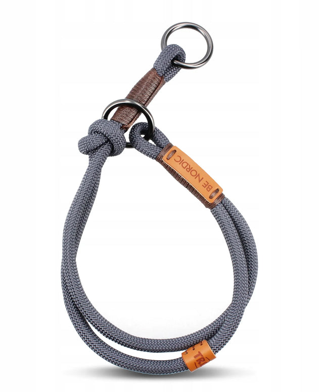 TRIXIE BE NORDIC pusiau smaugiantis antkaklis šunims, 40 cm, S-M, rudas-pilkas