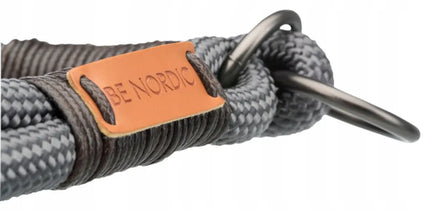 TRIXIE BE NORDIC pusiau smaugiantis antkaklis šunims, 40 cm, S-M, rudas-pilkas