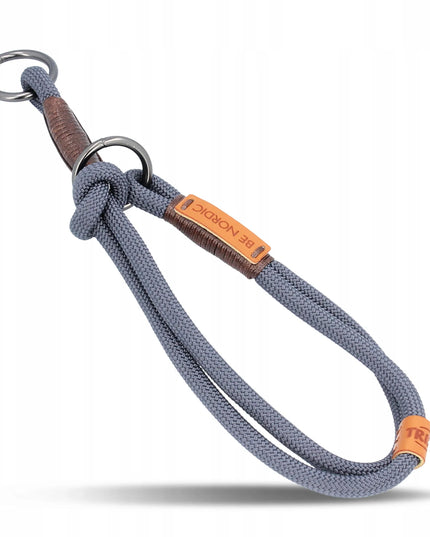 TRIXIE BE NORDIC pusiau smaugiantis antkaklis šunims, 40 cm, S-M, rudas-pilkas