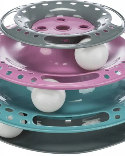 TRIXIE Catch the Balls plastikinė kamuoliukų bokšto žaislas katėms