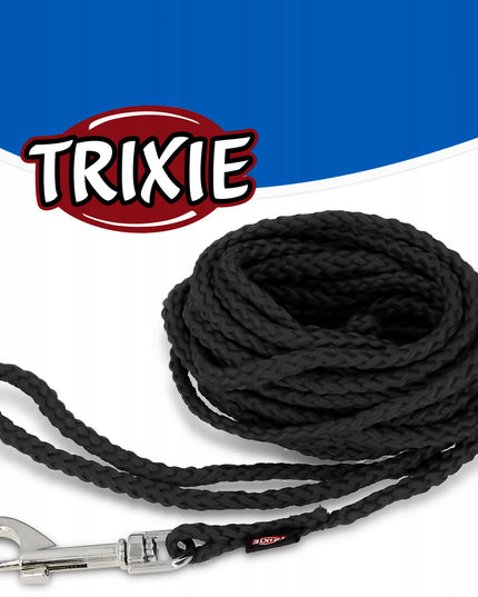 TRIXIE dresiruotės pavadėlis šunims ir katėms 5 m, juodas