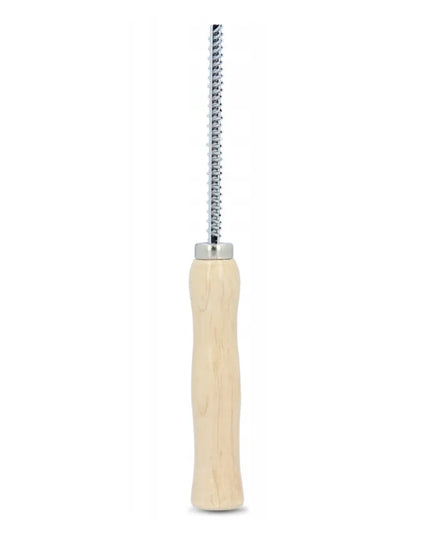 Trixie dvipusės metalinės šukos su medine rankena 17 cm