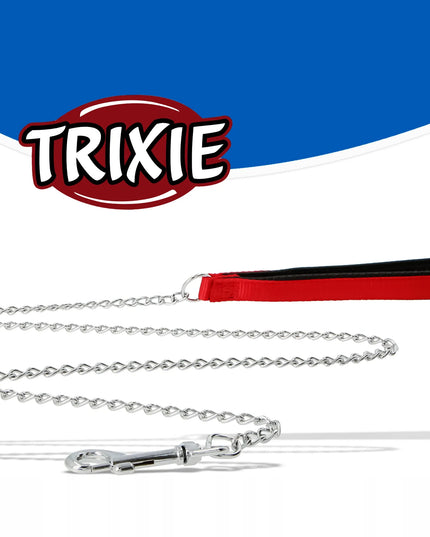 TRIXIE grandininis pavadėlis šunims, 1,1 m, XS-S dydis, patvarus metalinis
