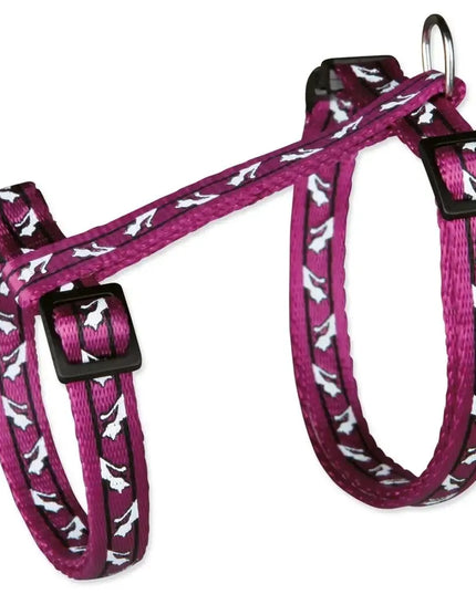 TRIXIE petneikų ir pavadėlio komplektas katėms, reguliuojamas 27-45 cm, violetinės spalvos