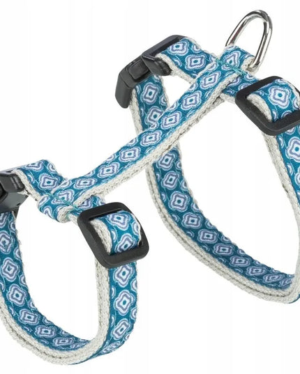 Trixie petneši su pavadėliu, katėms, mėlynos, 27–45 cm/13 mm, 1,20 m