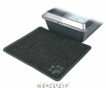 TRIXIE PVC kilimėlis po kačių kraiko dėže, 45x37 cm, juodas