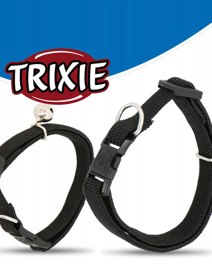 TRIXIE reguluojamas antkaklis katėms, 21–36 cm, patvarus su varpeliu