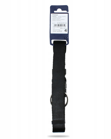 TRIXIE reguluojamas nailoninis antkaklis šunims, 40-65 cm, juodas