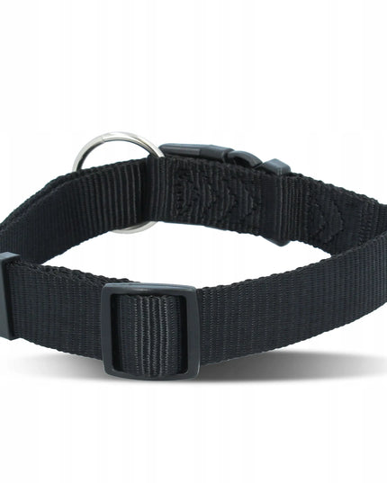TRIXIE reguluojamas nailoninis antkaklis šunims, 40-65 cm, juodas