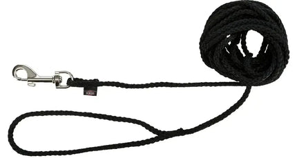 Trixie treniruočių pavadėlis šunims, 10 m, ø 5 mm, juodas