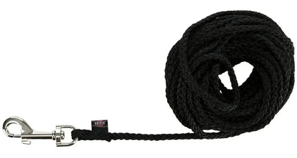 Trixie treniruočių pavadėlis šunims, 10 m, ø 5 mm, juodas