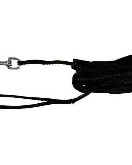 Trixie treniruočių pavadėlis šunims, 10 m, ø 5 mm, juodas