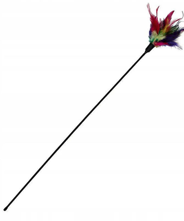 TRIXIE žaislas su plunksnomis ant lazdelės katei 50 cm
