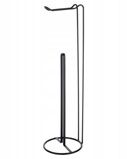 Tualetinio popieriaus laikiklis Vilde, pastatomas, juodas, 54 cm