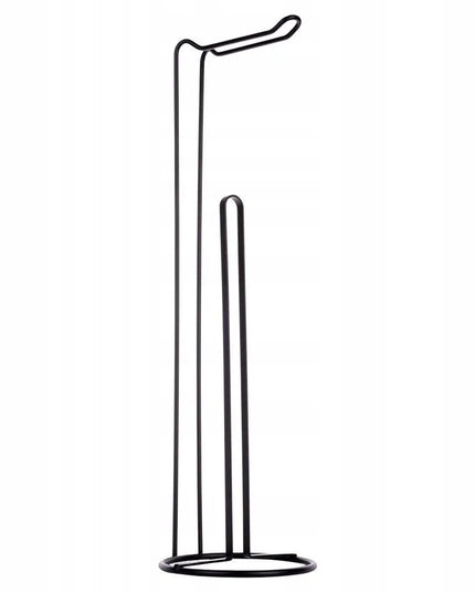 Tualetinio popieriaus laikiklis Vilde, pastatomas, juodas, 54 cm