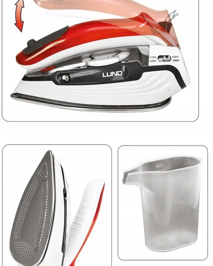 Turistinis lygintuvas LUND 68100 1100 W, sulankstomas, keraminis padas