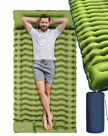 Turistinis savaime pripučiamas kilimėlis su pagalve 200 cm, storas čiužinys