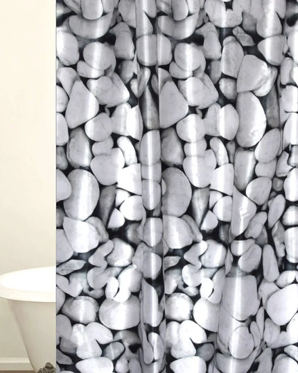 Tvirta dušo užuolaida Dowika 180x180 cm iš audinio