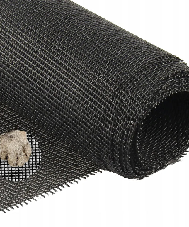 Tvirtas stiklo pluošto tinklelis tinkleliams nuo vabzdžių, JUODAS, 250x120 cm