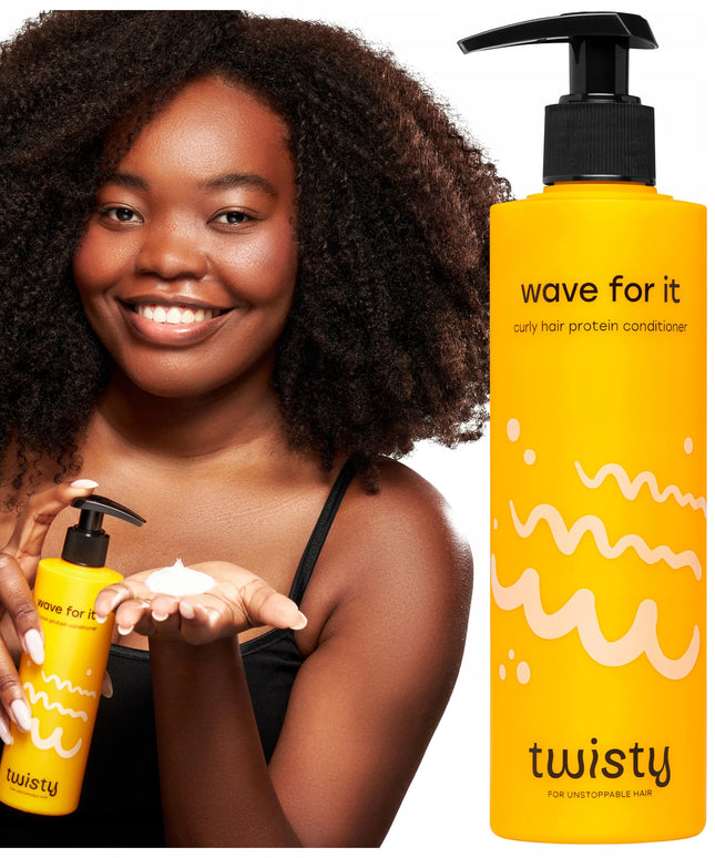 TWISTY WAVE FOR IT proteininis garbanotų plaukų kondicionierius, skirtas garbanų formavimui