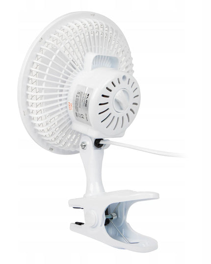 Tylus stalo ventiliatorius su spaustuku, 2 greičio režimai, 25W, 20cm
