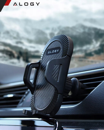 Automobilinis telefono laikiklis 4-in-1, skirtas prietaisų skydeliui, priekiniam stiklui, salonui