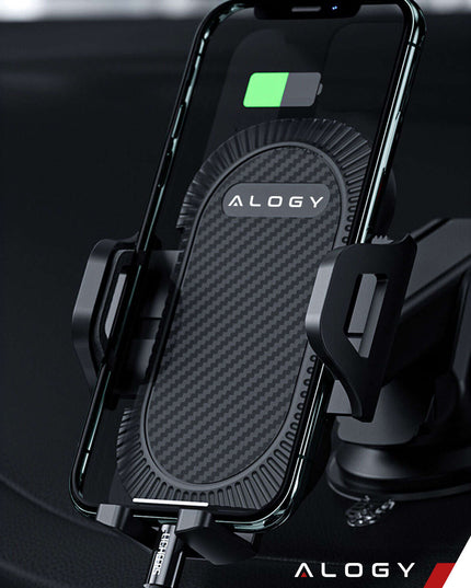 Automobilinis telefono laikiklis 4-in-1, skirtas prietaisų skydeliui, priekiniam stiklui, salonui