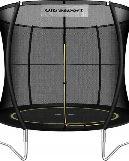 Ultrasport batutas be spyruoklių su apsauginiu tinklu (244-252 cm)