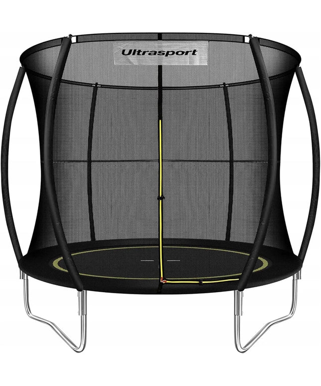 Ultrasport batutas be spyruoklių su apsauginiu tinklu (244-252 cm)