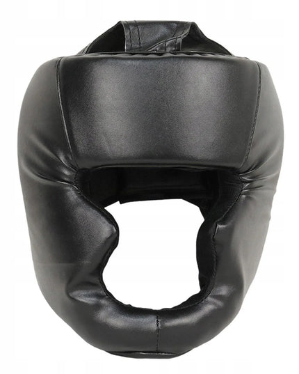 Unisex bokso šalmas veido apsauga sparingams 50-58 cm juodas