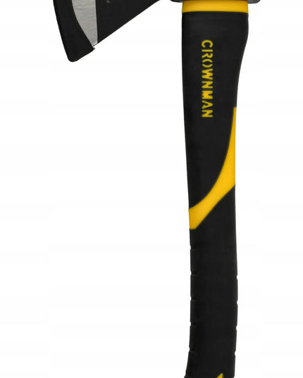 Universali 1000g kirvis CROWNMAN, patogus, tvirtas, pagamintas iš anglinio plieno, 43 cm, skirtas kapojimui