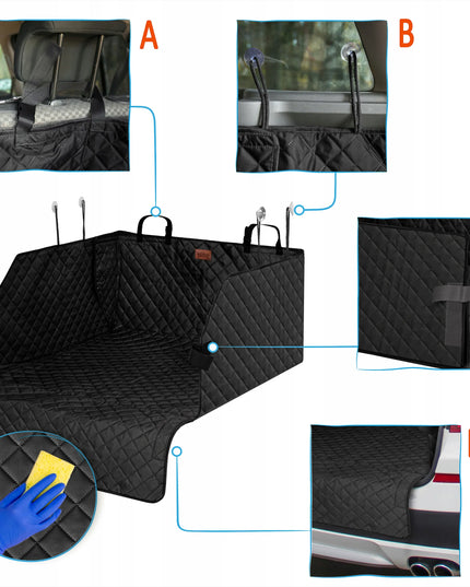 Universali bagažinės danga šunims Doggy kombi automobiliams