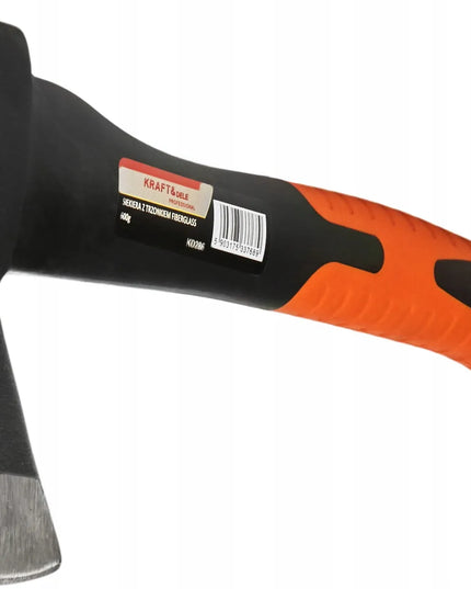 Universali kirvis Kraft&Dele 37 cm / 600 g, anglinio plieno malkų skaldymo įrankis