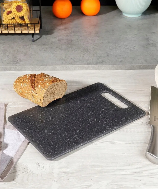 Universali plastikinė pjaustymo lenta granito imitacijos, 24x15 cm