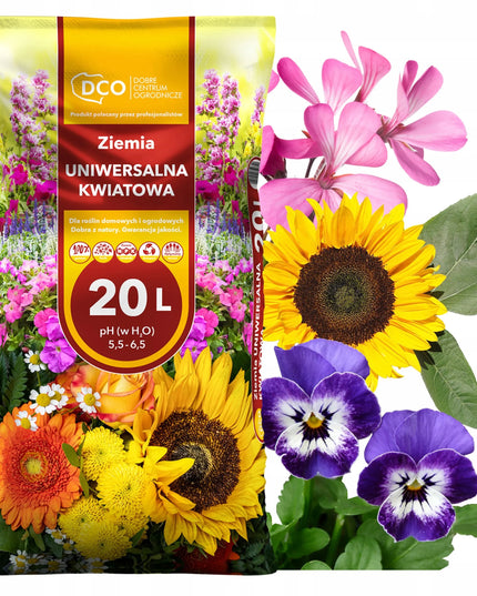Universali žemė gėlėms ir augalams DCO, 20L