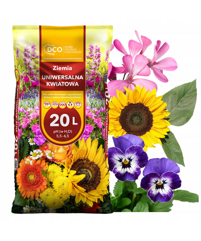 Universali žemė gėlėms ir augalams DCO, 20L