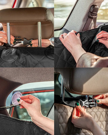 Universalus automobilio bagažinės kilimėlis šunims, apsauginis uždangalas
