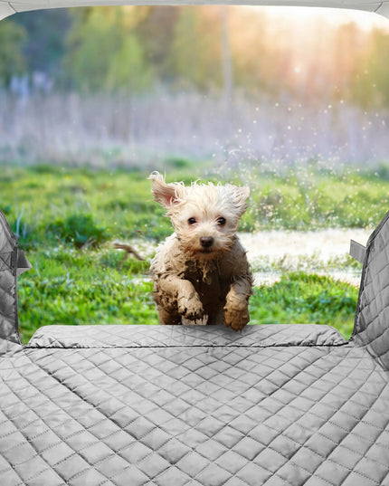 Universalus bagažinės kilimėlis Doggy, vandeniui atsparus, pilkas, dydis L