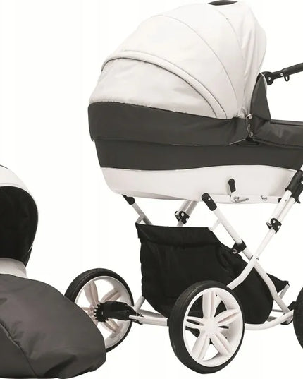 UNIVERSALUS VEŽIMĖLIS 3-in-1 – SU ODINIAIS DIRŽELIAIS IR ISOFIX KĖDUTE