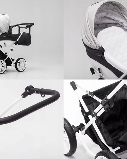 UNIVERSALUS VEŽIMĖLIS 3-in-1 – SU ODINIAIS DIRŽELIAIS IR ISOFIX KĖDUTE