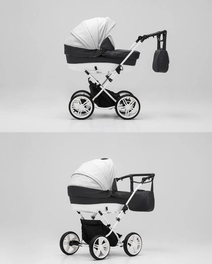 UNIVERSALUS VEŽIMĖLIS 3-in-1 – SU ODINIAIS DIRŽELIAIS IR ISOFIX KĖDUTE