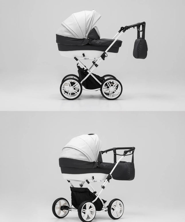 UNIVERSALUS VEŽIMĖLIS 3-in-1 – SU ODINIAIS DIRŽELIAIS IR ISOFIX KĖDUTE