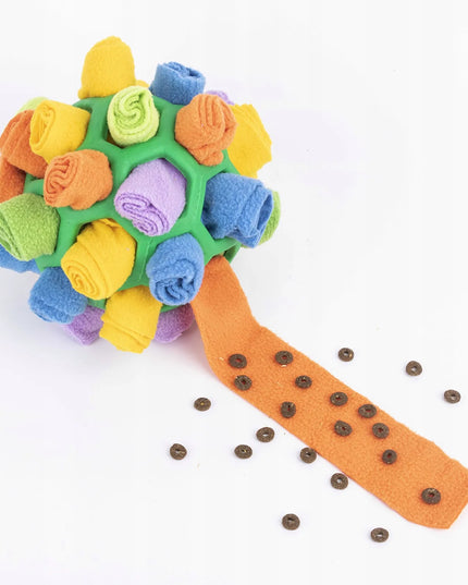 Uosniuos kamuoliukas šuniui – žaislas protinei stimuliacijai ir žaidimams 15 cm Z